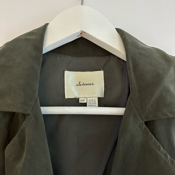 Elevenses Anthropologie Draped Trench Vest - Picture 4 of 4